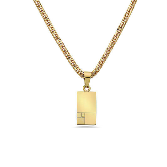 Golden Brick Pendant